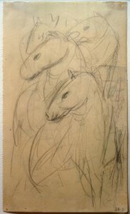 Turm der blauen Pferde von Franz Marc