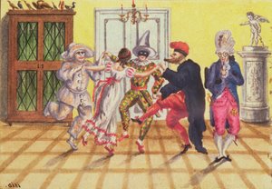 Pantomime aus dem Tagebuch von Carl Baumann, geschrieben 1813-25, 1813 von Franz Paumgarrten