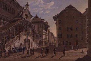 Der Berner Große Rat verlässt das Rathaus von Franz Schmidt