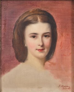 Porträt von Elisabeth von Bayern, 1855