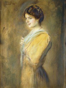 Porträt von Gräfin Ilse Seilern, Dreiviertellänge von Franz Seraph von Lenbach