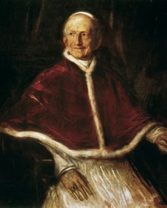 Porträt von Papst Leo XIII. von Franz Seraph von Lenbach
