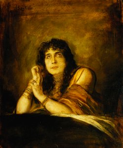 Porträt von Sarah Bernhardt als Lady Macbeth, 1892 von Franz Seraph von Lenbach
