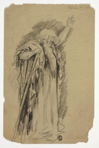 Stehender Prophet mit erhobenem Arm