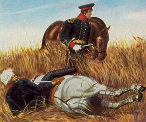Blücher in der Schlacht von Ligny