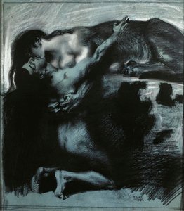Kuss einer Sphinx von Franz Stuck Ritter von