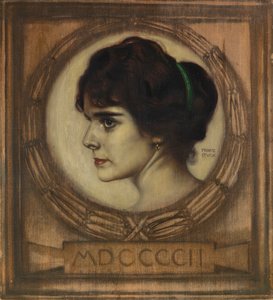 Porträt von Gemma Bierbaum, 1902