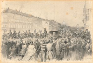 Prozession von Alexander II., 1862