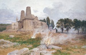 Ruinen eines Tempels, Südamerika