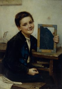 Schuljunge, 1880