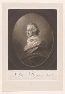 Porträt von Johann Huncžovsky von Franz Wrenk
