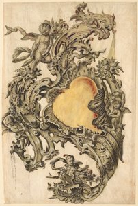 Kartusche mit Putti, zweite Hälfte des 18. Jahrhunderts