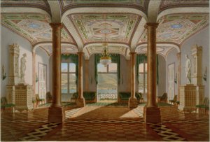 Salon des Tegernseer Schlosses von Franz Xaver Nachtmann