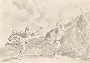 Daphnes Verwandlung in einen Lorbeerbaum von Franz Xaver Wagenschon