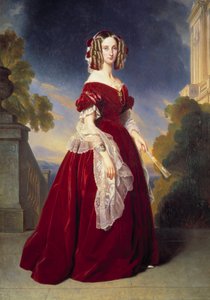 Ganzkörperporträt von Louise Marie Therese Charlotte Isabelle d