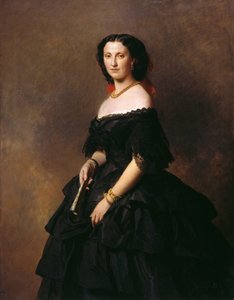 Porträt von Herzogin Elizaveta Alexandrovna Baryatinskaya, geborene Prinzessin Chernysheva 1826-1902 von Franz Xaver Winterhalter