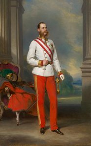 Porträt von Franz Joseph I. von Österreich, 1865 von Franz Xaver Winterhalter