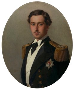 Porträt von Prinz Alfred 1844-1900, später Herzog von Edinburgh
