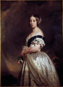 Porträt von Victoria I., Königin von England von Franz Xaver Winterhalter