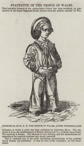 Statuette von HRH dem Prinzen von Wales von Franz Xaver Winterhalter
