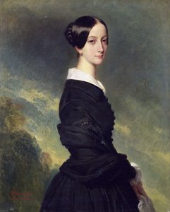Porträt von Prinzessin Francisca von Brasilien 1824-1898, 1844