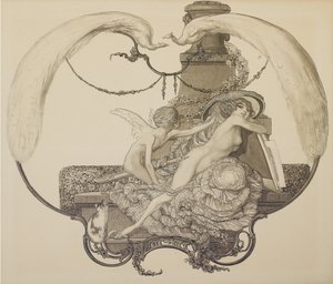 Entwurf für ein Exlibris von Franz von Bayros