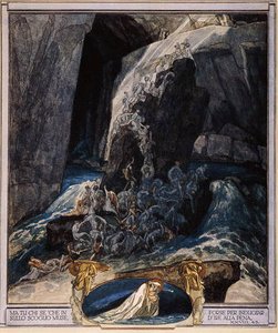 Illustration aus Dantes Göttlicher Komödie, Inferno, Gesang XXIII, 1921