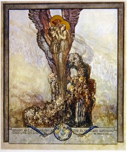 Illustration aus Dantes Göttlicher Komödie, Paradies, Gesang XXIII, 1921 von Franz von Bayros