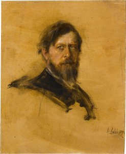 Bildnis Böcklins von Franz von Lenbach
