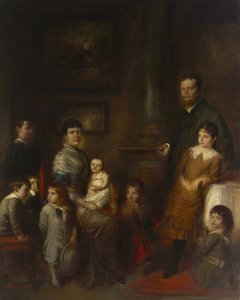 Ludwig Kronprinz von Bayern mit Familie