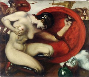 Verwundete Amazone von Franz von Stuck