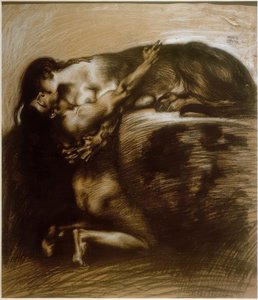 Der Kuss der Sphinx von Franz von Stuck