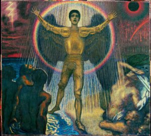 Franz von Stuck, Der Engel des Gerichts von Franz von Stuck