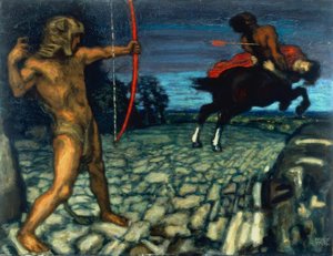 Herkules und Nessos von Franz von Stuck