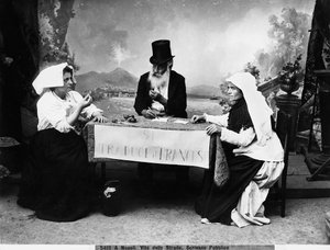 Öffentlicher Schreiber in Neapel, um 1890