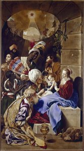 Anbetung der Heiligen Drei Könige von Fray Juan Batista Maino or Mayno