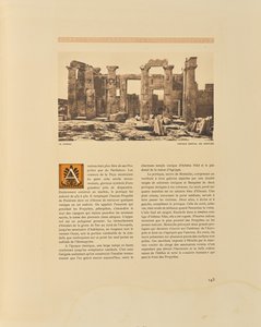 Athen. Östlicher Portikus der Propyläen von Frédéric Boissonnas