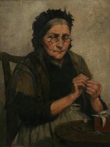 Der Faden des Lebens läuft noch glatt, 1885