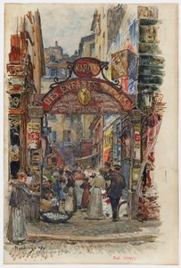 Eingang zum Markt der Enfants-Rouges, 39, rue de Bretagne von Frederic Anatole Houbron