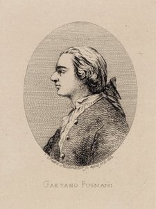 Porträt des Geigers und Komponisten Gaetano Pugnani 1731-1798, 1842