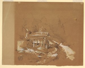 Eine Mühle in den Alpen von Frederic Edwin Church