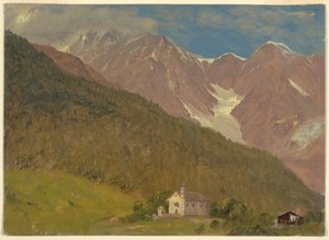 Eine Alpenlandschaft in der Schweiz von Frederic Edwin Church