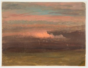 Wolkenstudie bei Sonnenuntergang von Frederic Edwin Church