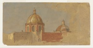 Kolumbien oder Ecuador, Kirchendächer von Frederic Edwin Church