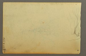 Zeichnung, Ein blattloser Baum, Februar 1845
