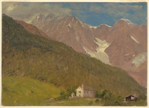 Eine Alpenlandschaft in der Schweiz, August 1868 von Frederic Edwin Church