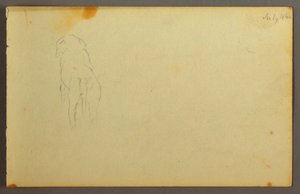 Tier, von hinten, 1844