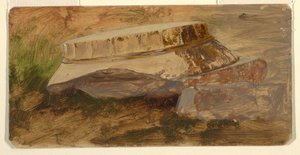 Athen, gefallene Kapitelle des Parthenon