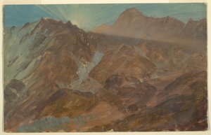 Berner Alpen, Schweiz, August 1868 von Frederic Edwin Church
