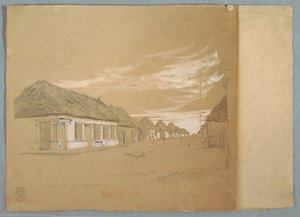 Calle de Commerce, Barranquilla, Kolumbien, Mai 1853